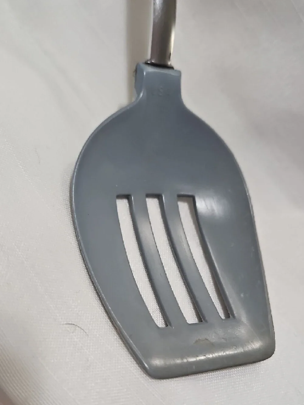 Iris Floral Handle Slotted Spoon Turner Spatula Matches Corning Dishes